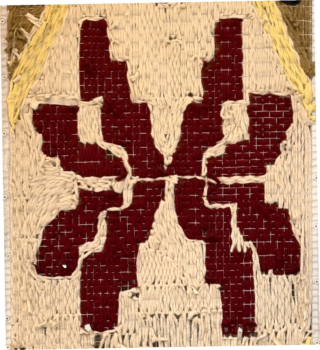 Bravo! woven kiosk artwork, detail 2