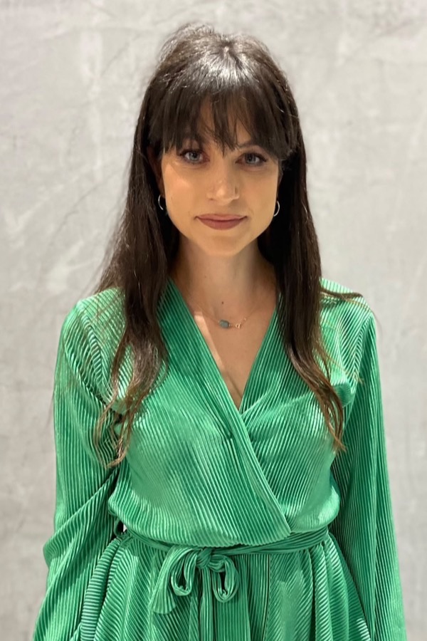 Iphigenia Papageorgiou, the artist behind the Bravo! kiosk